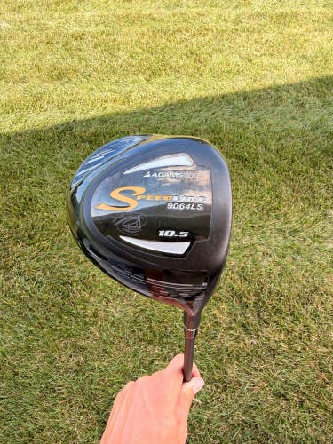 Adams Speedline 9064 LS Driver 10.5 Aldila RIP 60g Stiff Flex 45" +HC NICE