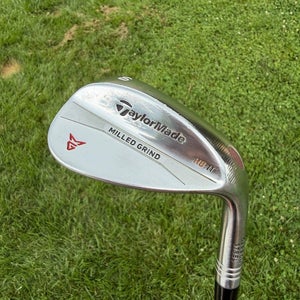TaylorMade Milled Grind Chrome Lob Wedge 60 / 11 DG S300 Stiff Flex 35" NICE