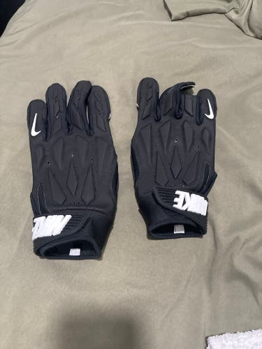 Black XXL Adult Nike Vapor Jet 7.0 Gloves (New)