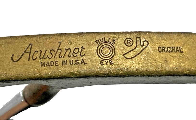 Acushnet Bullseye Original Putter Fluted Steel 35" LH Or RH 2-Way Original Grip