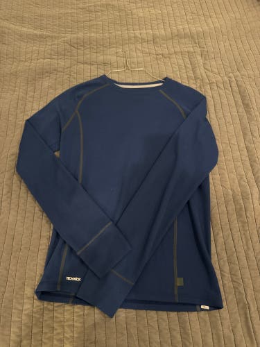 Blue Medium Long Sleeve Compression Shirt