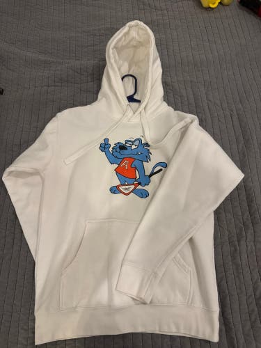 White Men's Medium Lacrosse Sweatshirt
