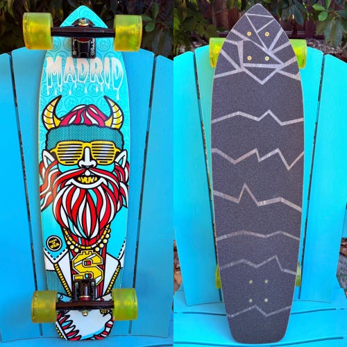 Madrid Custom Complete Longboard Skateboard 9” Paris RKP Trucks Sector 9 Wheels