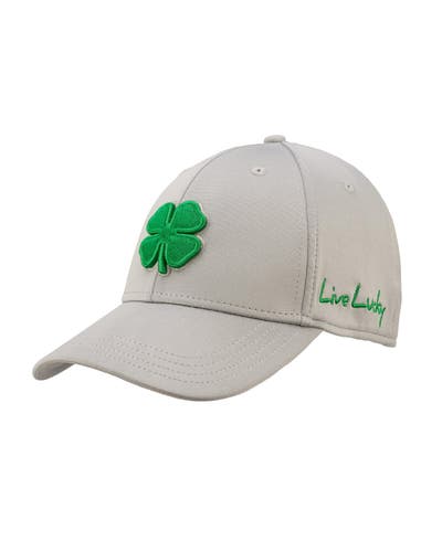 NEW Black Clover Live Lucky Premium Clover #134 Silver Fitted S/M Golf Hat