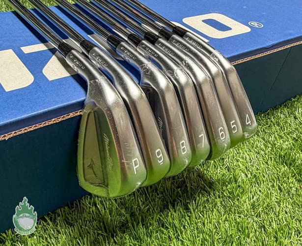 Used LH Mizuno Pro S-3 Irons 4-PW Project X 120g Stiff Flex Steel Golf Club Set