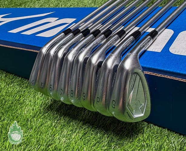 Used RH Mizuno JPX 925 Forged Irons 4-PW/GW C-Taper Lite Stiff Steel Golf Set