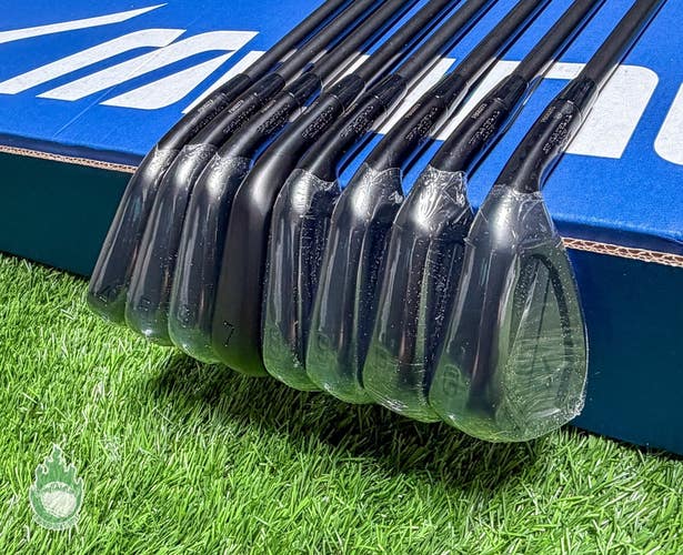 New Mizuno JPX 925 Forged Black Irons 4-PW/GW DG 115g Stiff Flex Steel Golf Set