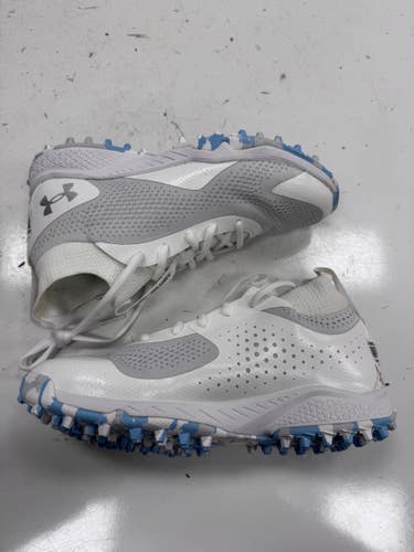 Used Under Armour LAX Cleats Womens White Senior 7 11860-S000313253