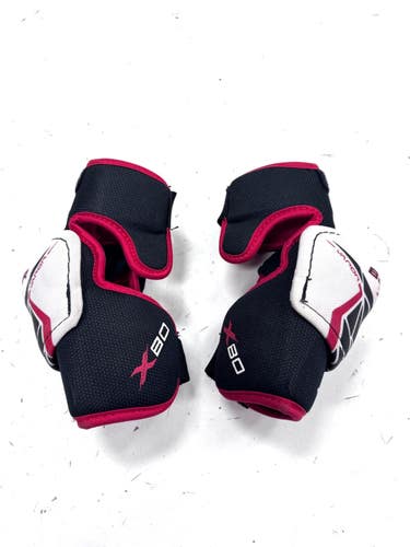 Used Bauer X80 Junior Elbow Pads LG 11860-S000313309