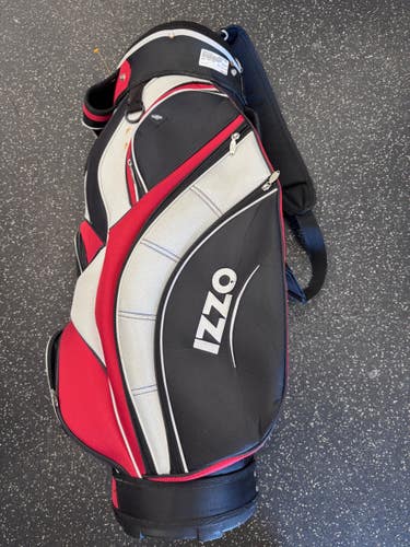 Used Izzo CART BAG Mens Cart Bag Red 11860-C000313328