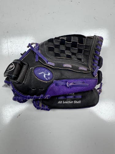 Used Rawlings HIGHLIGHT BB/SB Glove RH Throw Black 11 1/2" 11860-C000313406