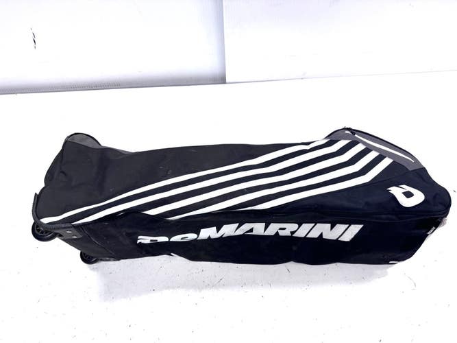 Used Demarini BLACK BB/SB Player Wheeled Bag Black 11860-C000313401