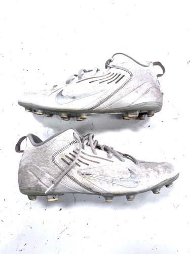 Used Nike LAX Cleats Mens White Senior 11 11860-S000313510