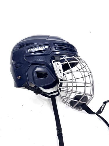 Used Bauer IMS Helmet Cage Combo Black LG 11860-S000313534