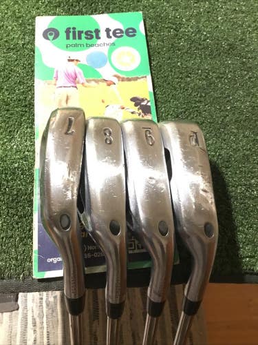Callaway X Tour Forged Irons Set (7-PW) Regular Rifle Flight Steel +1/2 (READ)