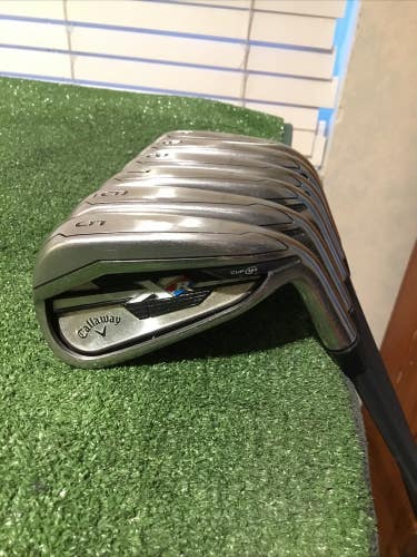 Callaway XR Cup 360 Irons Set (5-PW) Stiff Project X San Diego 58g Graphite