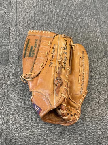 Used THE SUPER ELITE MODEL 42-3111 BB/SB Glove RH Throw Brown 12" 11614-S000242004