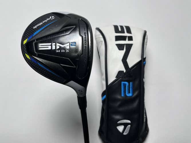 TaylorMade SIM2 MAX 5 Fairway Wood 18* Fujikura Ventus Blue 6-S Stiff RH HC