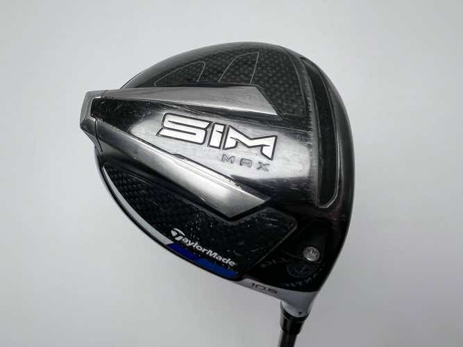 TaylorMade SIM MAX Driver 10.5* UST Mamiya Helium 4F2 45g Senior Graphite Mens