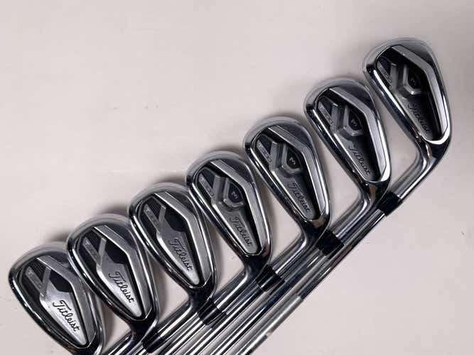 Titleist T300 2021 Iron Set 4-PW True Temper AMT S300 Red Stiff Steel Mens RH