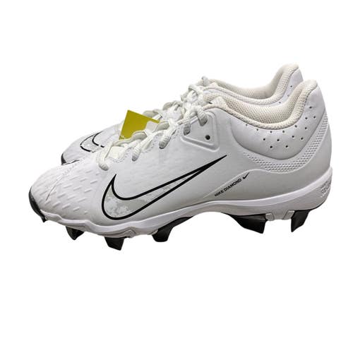 Used Nike HYPER DIADMOND 4 BB/SB Cleats White Junior 06 11847-S000037791