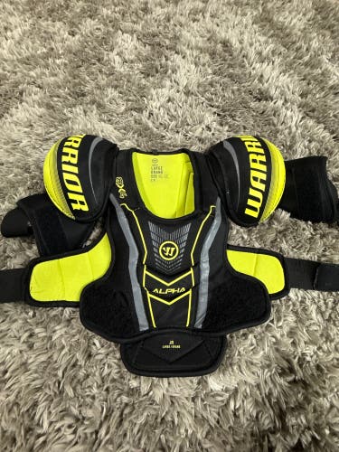 Large Junior Warrior Alpha QX4 Shoulder Pads (Used)