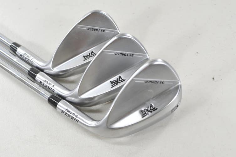 PXG Stick Em 3x Forged 50*, 56*, 60* Wedge Set Right DG S400 Stiff Steel #224165