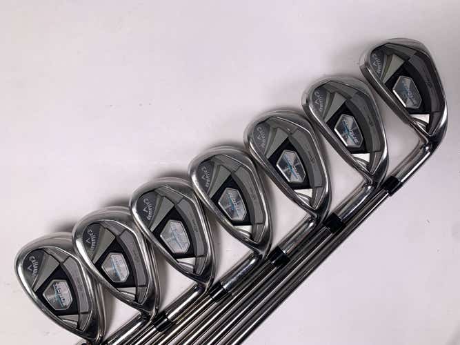 Callaway Rogue X Iron Set 5-PW+GW UST Mamiya Recoil ZT9 460 F3 Regular RH +1/2''