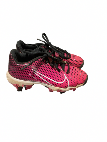 Used Nike DIAMOND BB/SB Cleats Pink Youth 12.0 11834-S000055468