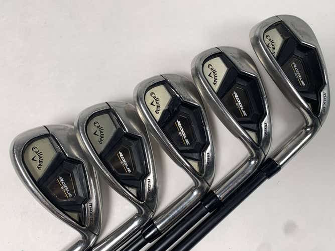 Callaway Rogue ST Max OS Lite Iron Set 7-PW+GW Cypher Forty 4.0 40g Ladies RH