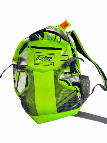 Used Rawlings BACKPACK BB/SB Player Backpack Green 11682-S000137227