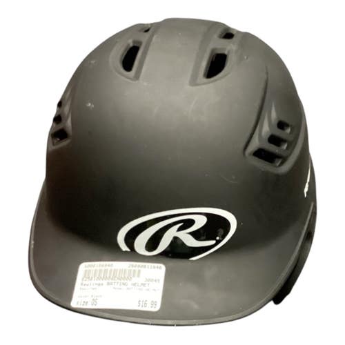 Used Rawlings BATTING HELMET Batting Helmet No Mask Black One Size 11846-S000108940