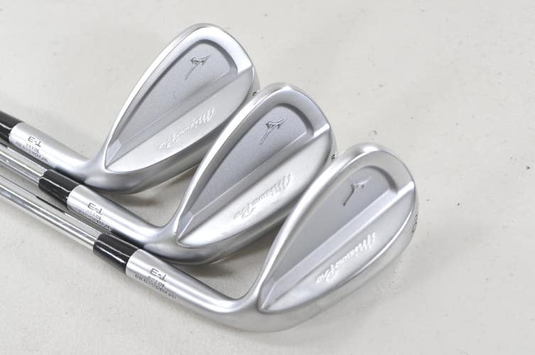 Mizuno Pro T-3 White Satin 52*, 54*, 60* Wedge Set KBS Hi-Rev 2.0 Steel #224164