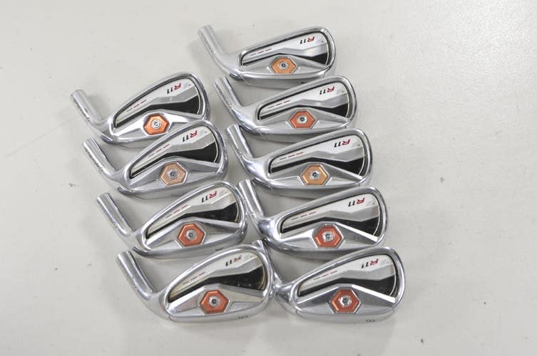 TaylorMade R11 4-PW,AW,SW Iron Set HEADS ONLY Right #222922
