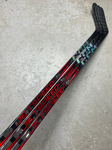 3 PACK 85 Flex P28 Senior CCM Jetspeed FT7 Pro Left Hand Hockey Stick Pro Stock