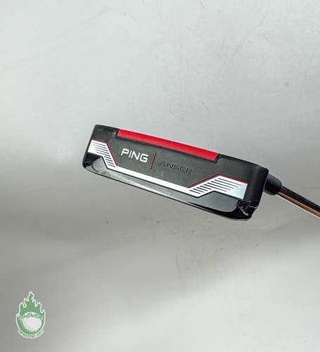 Used Right Handed 2021 Ping Black Dot Anser 35" Putter Steel Golf Club