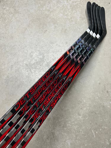 5 PACK 85 Flex P28 Senior CCM Jetspeed FT7 Pro Left Hand Hockey Stick Pro Stock