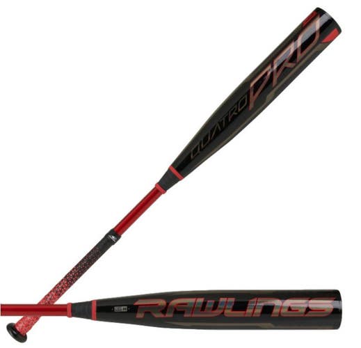 New 2021 Rawlings Quatro Pro BBCOR Baseball Bat - 32 Inch/29 oz.
