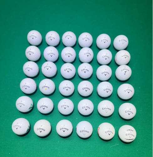 Callaway warbird Balls 36 Pack (3 Dozen) (5A)