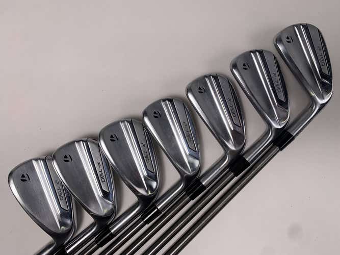 TaylorMade P790 2019 Iron Set 4-PW AeroTech Steel Fiber i95 CW Regular RH