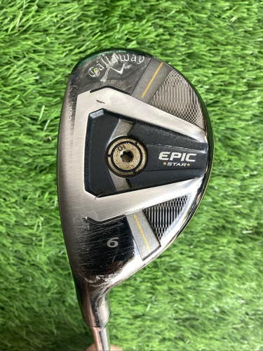 Callaway Epic Star Lefthanded LH 6-Hybrid With Grand Bassara Ladies Graphite Sha