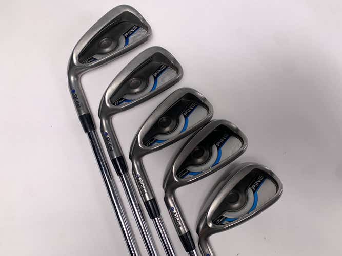 LEFTY Ping Gmax Iron Set 6-PW Blue Dot 1* Up CFS Distance Stiff Steel LH +1/2''