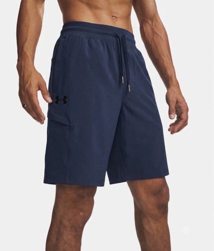 Blue Medium Men's Under Armour Shorts (New) UA Sportstyle Woven Men's 9.5" Cargo Shorts 1388018-410
