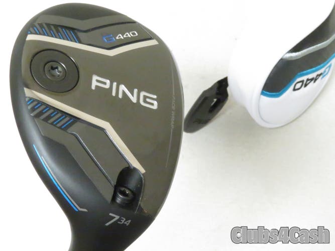 PING G440 Hybrid 34  7H Denali Charcoal Red 80g 6.0 Stiff Flex +Cover  MINT