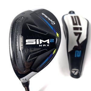 LEFTY TaylorMade SIM2 MAX Rescue 4 Hybrid 22* Ventus Blue 6-R Regular LH HC