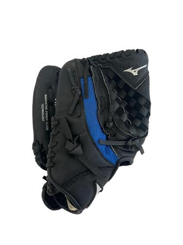 Used Mizuno PROSPECT BB/SB Glove LH Throw Black And Royal Blue 10 1/2" 11692-S000152789