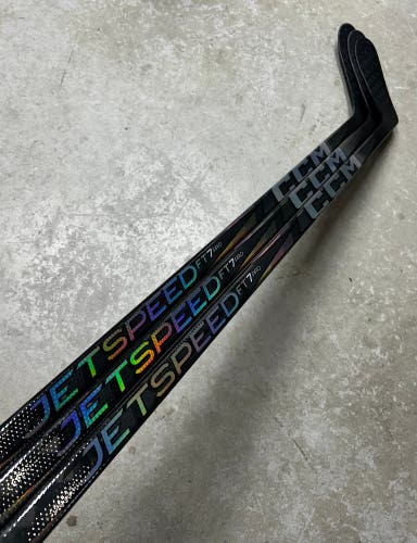 3 PACK 70 Flex P28 Senior CCM Jetspeed FT7 Pro Left Hand Hockey Stick Pro Stock (New)