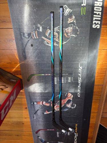 2-Pack Senior Bauer Nexus Tracer Left Hand Hockey Stick P90TM 87 Flex (New)