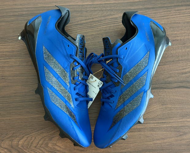 Men's Size 13.5 - Adidas Adizero Electric II Football Cleats Blue Black JH8745