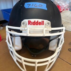 USED RIDDELL SPEED ICON ADULT HELMET - LARGE - FLAT BLACK